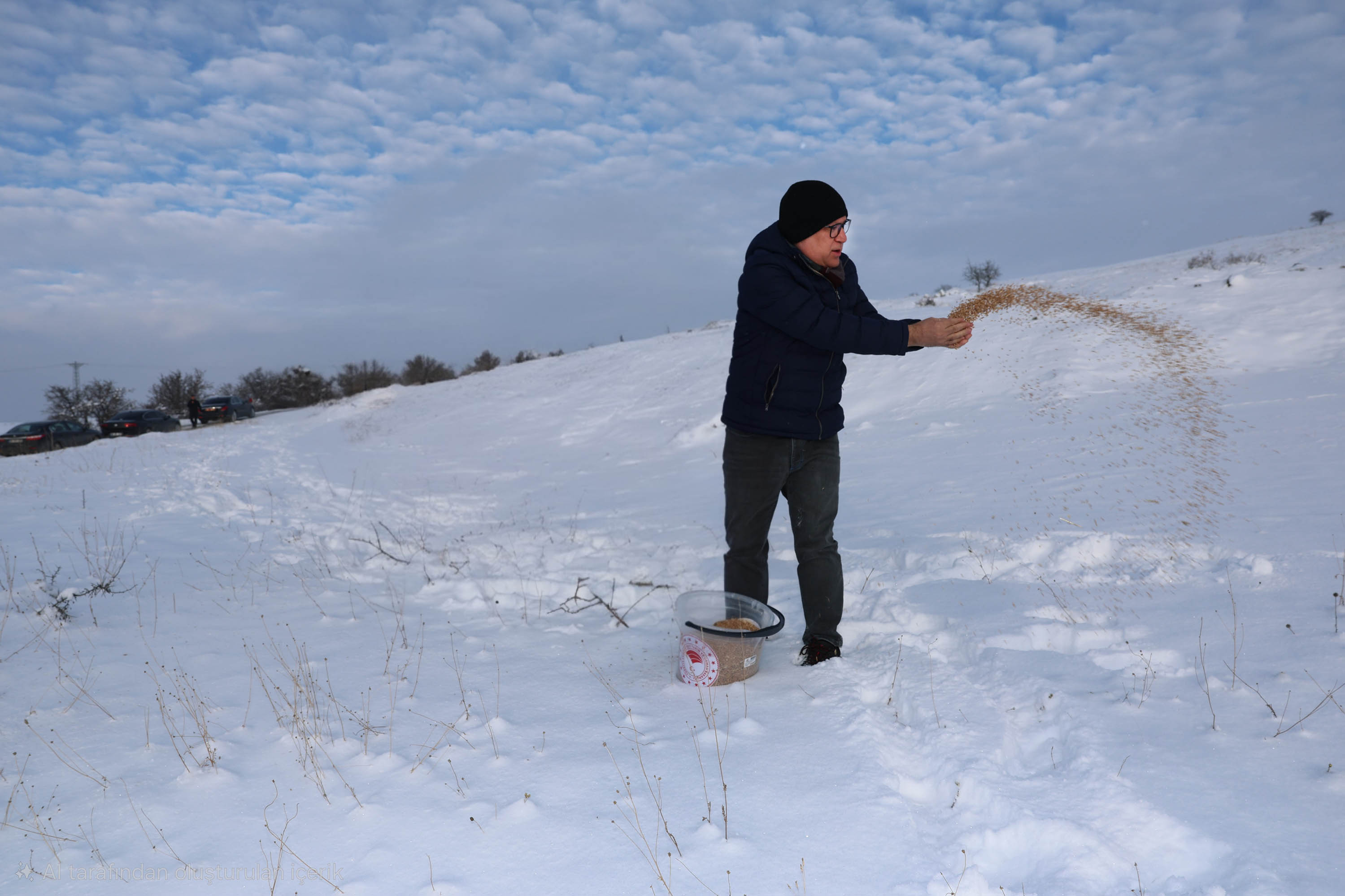 Kış Aylarında Yaban Hayvanları Unutulmadı