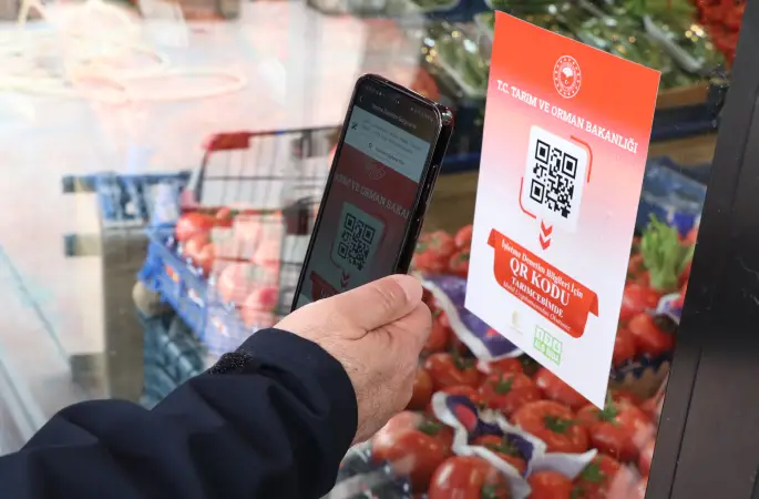 Gıda İşletmelerinde Karekod Uygulaması Başladı.