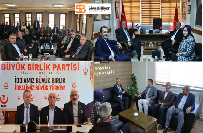 Sivas Belediye Başkanı Dr. Adem Uzun, Siyasi Parti İl Başkanlıklarına Ziyaret Gerçekleştirdi