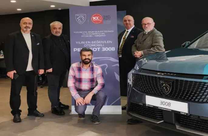 Gazeteciler seçti: Peugeot 3008 Türkiye’nin en beğenilen otomobili oldu