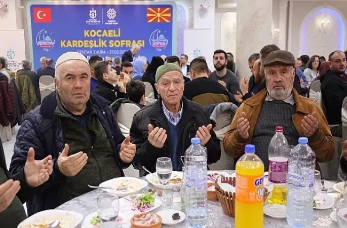 Gönül sofrası Makedonya Zhupa'da kuruldu