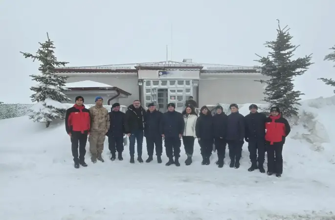 Sivas’ta Şehit ve Gazi Çocukları Yıldız Dağı’nda Eğlendi