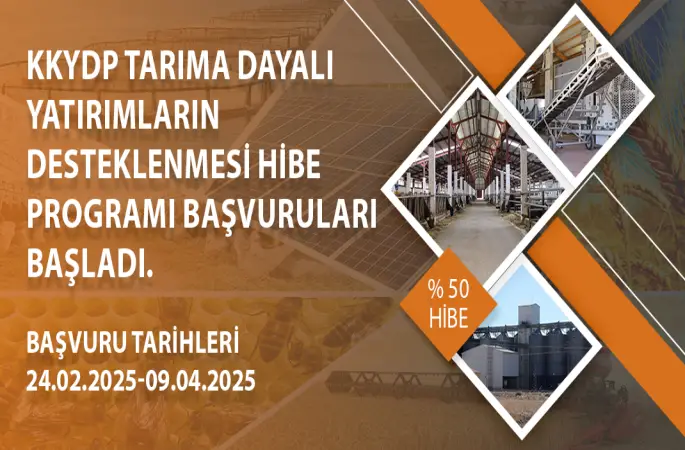 16.ETAP KIRSAL KALKINMA DESTEKLERİ KAPSAMINDA TARIMA DAYALI YATIRIMLARIN DESTEKLENMESİ HAKKINDA TEBLİĞ (TEBLİĞ NO: 2024/43) 20 ŞUBAT 2025 TARİH VE 32819 SAYILI RESMİ GAZETEDE YAYIMLANDI